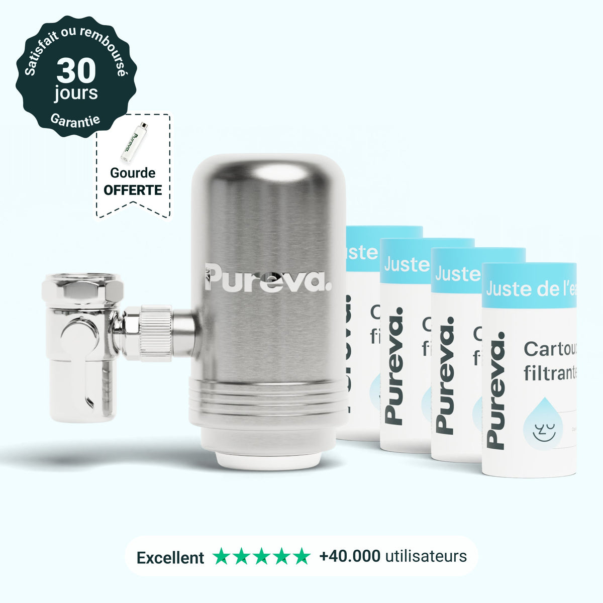 Coffret Pureva One : Filtre + cartouches Pureva