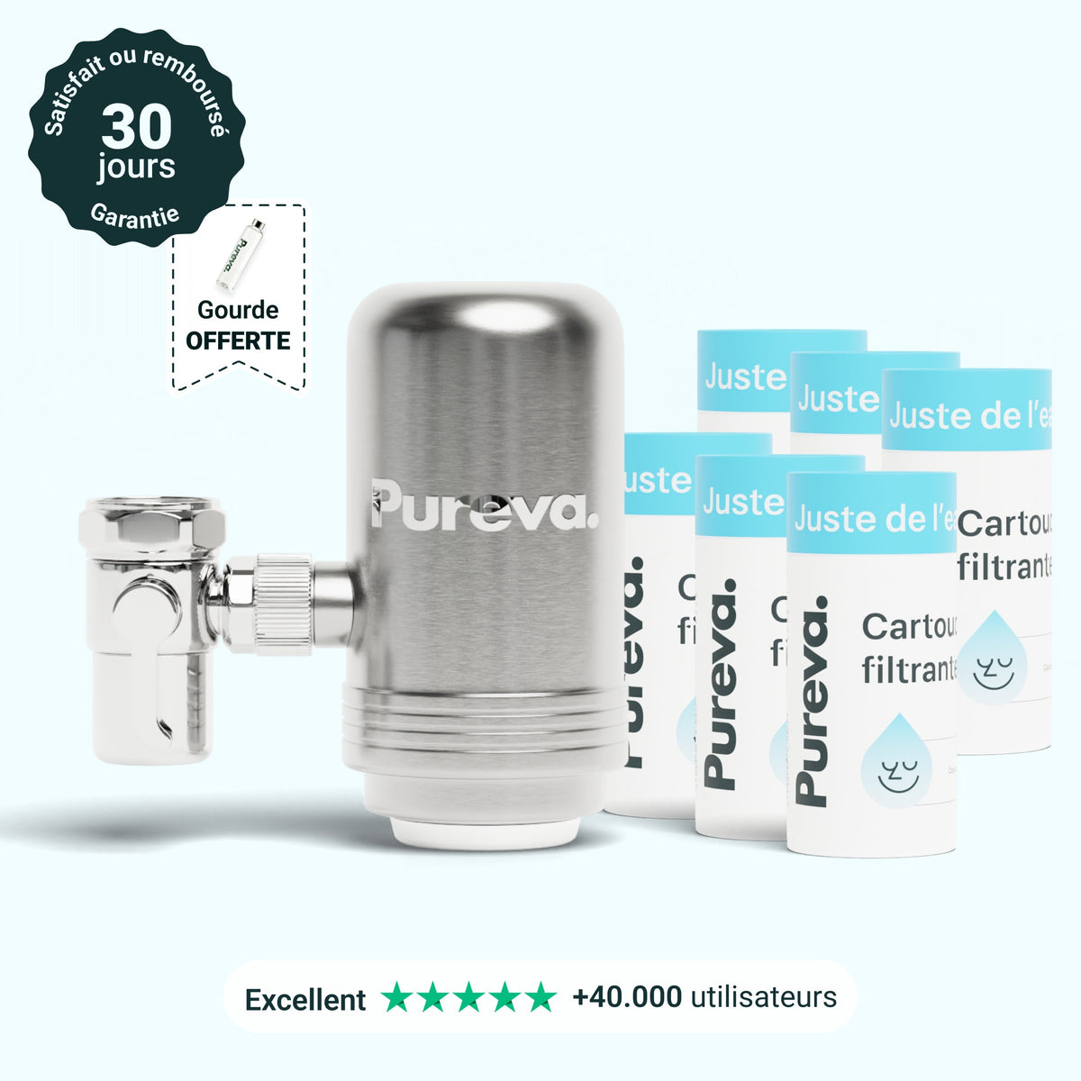 Coffret Pureva One : Filtre + cartouches Pureva