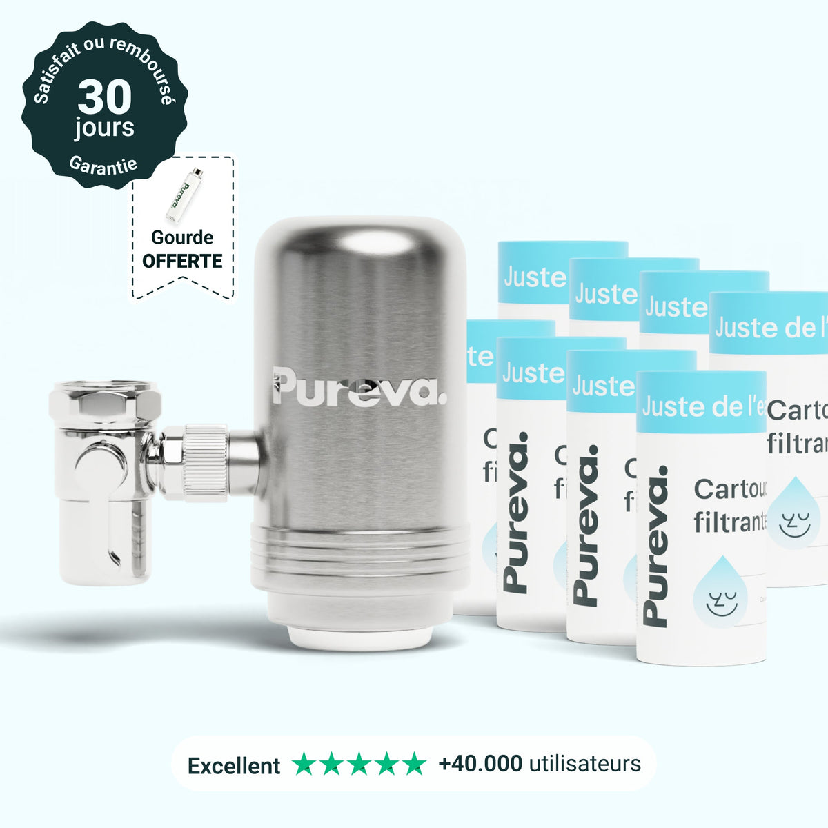 Coffret Pureva One : Filtre + cartouches Pureva