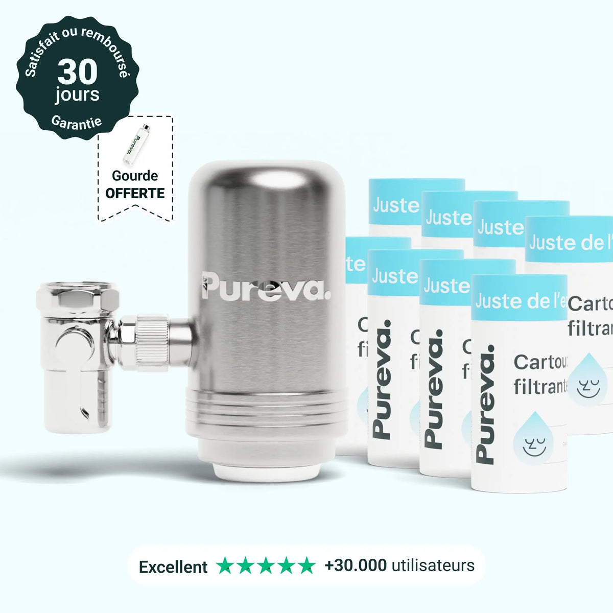 Coffret Pureva One - Filtre + cartouches Pureva