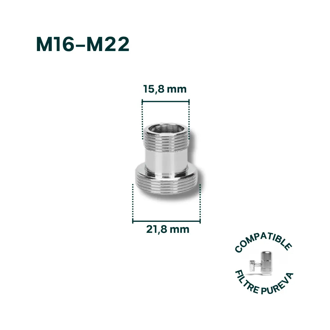 Adaptateur M16-M22 pour robinet
