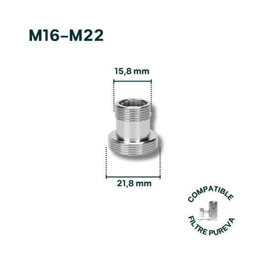 Adaptateur M16-M22 pour robinet