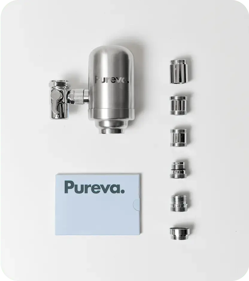 Filtre à eau du robinet Pureva One noir